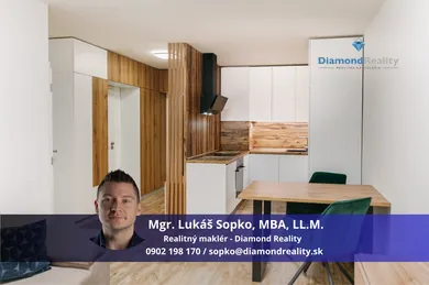 Mieszkania na sprzedaż, 2-pokojowe, Košice-Západ · €185 000
