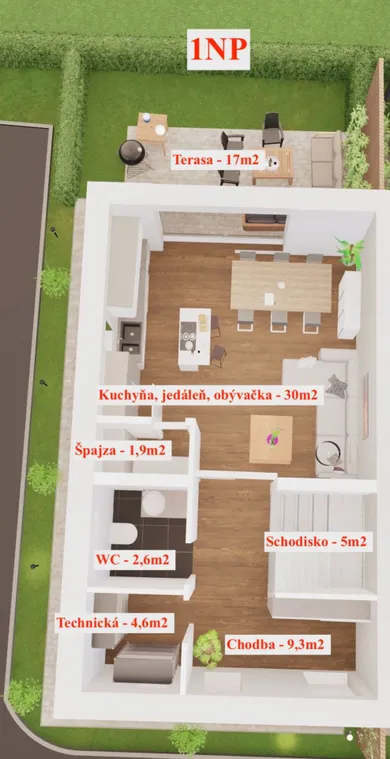 Na predaj dom, 102 m², Podvysoká