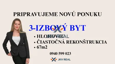 Mieszkania na sprzedaż, 3-pokojowe, Hlohovec · €134 000