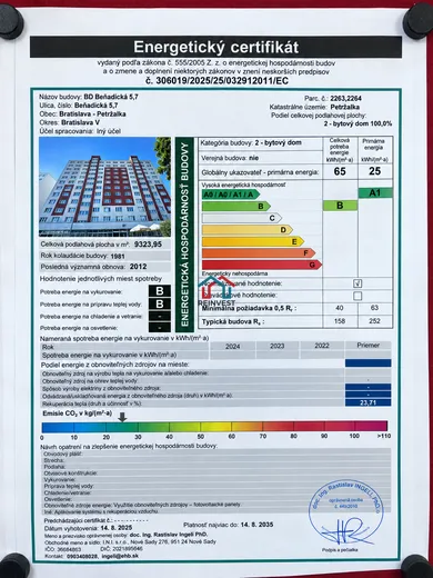 Na predaj 1-izbový byt, 36 m², Bratislava-Petržalka, Beňadická