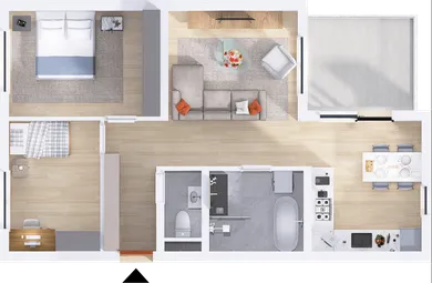 Na predaj 3-izbový byt, 78 m², Stupava, Pod Kopcami
