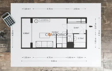 Kiadó lakások, 1-szobás, Bratislava-Devínska Nová Ves · €550