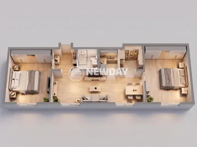 Na predaj 2-izbový byt, 59 m², Trenčín, Hurbanova