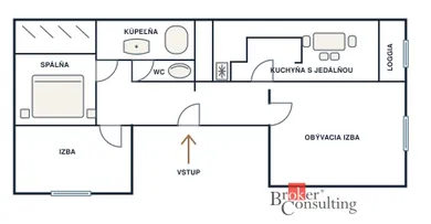 Na predaj 3-izbový byt, 62 m², Dunajská Streda, Ružový Háj