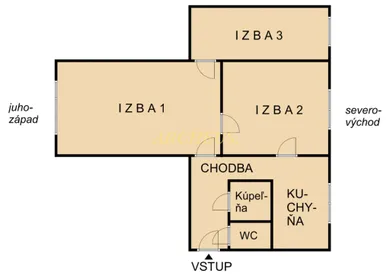 Na predaj 3-izbový byt, 62 m², Michalovce