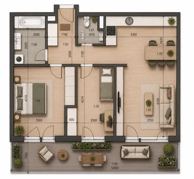 Na predaj 3-izbový byt, 71 m², Bratislava-Lamač, Jána Langoša