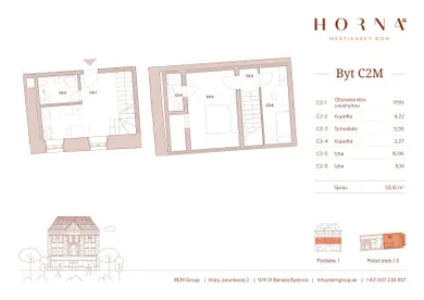 Mieszkania na sprzedaż, 2-pokojowe, Banská Bystrica · €201 892