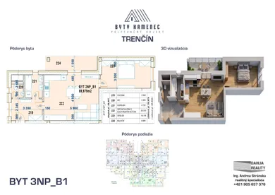 Na predaj byt v Trenčín · €185 800 · Vo výstavbe