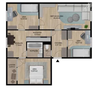 Byty na predaj 4-izbový, Prešov · €175 000