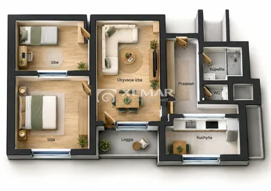 Квартири на продаж, 3-кімнатні, Banská Bystrica · €215 000