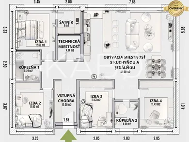 Na predaj 5-izbový dom, Nitra
