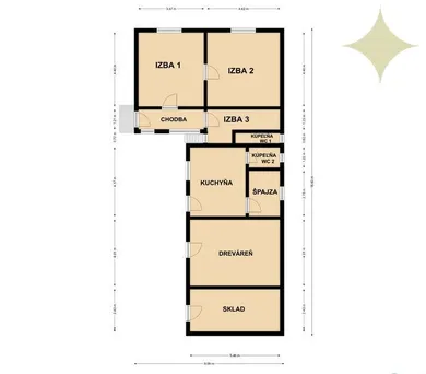 Na predaj 3-izbový dom, 85 m², Seľany