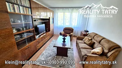 Na prenájom byt v Poprad · €550 · Čiastočná rekonštrukcia
