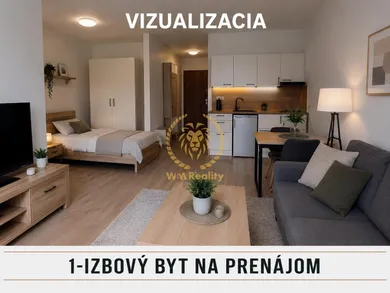 Mieszkania na wynajem, 1-pokojowe, Piešťany · €500
