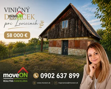 Дачні будинки на продаж, 3-кімнатні, Levice · €58 000