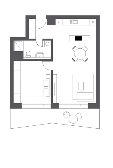 Na predaj 2-izbový byt, 54 m², Banská Bystrica, Muškátová ulica