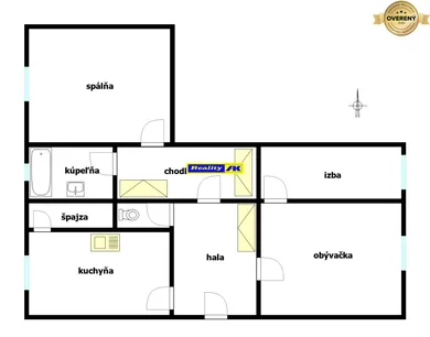 Na prenájom 2-izbový byt, 70 m², Martin, P.O. Hviezdoslava