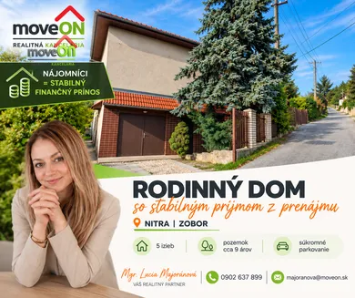 Domy na sprzedaż, 5-pokojowe, Nitra · €269 000