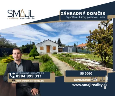 Domy rekreacyjne na sprzedaż, Levice · €55 000