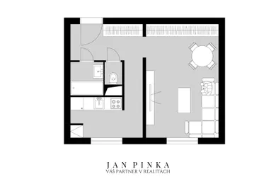Na predaj 1-izbový byt, 37 m², Bratislava-Dúbravka, Saratovská