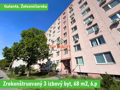 Byty na predaj 3-izbový, Galanta · €135 000