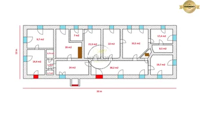 Na predaj 8-izbový dom, 250 m², Čifáre