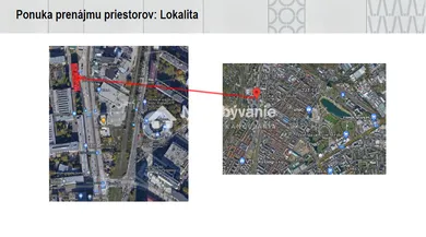 Lokale komercyjne na wynajem, Bratislava-Nové Mesto · €14