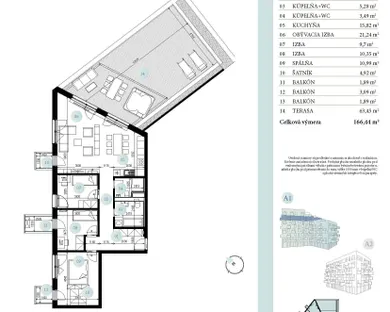 Apartments for sale, 4-room in Bratislava-Ružinov · €504,915