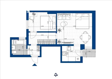 Na predaj 2-izbový byt, 48 m², Bratislava-Staré Mesto, Panská