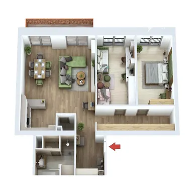 Na prenájom byt v Komárno · €1 500 · Novostavba