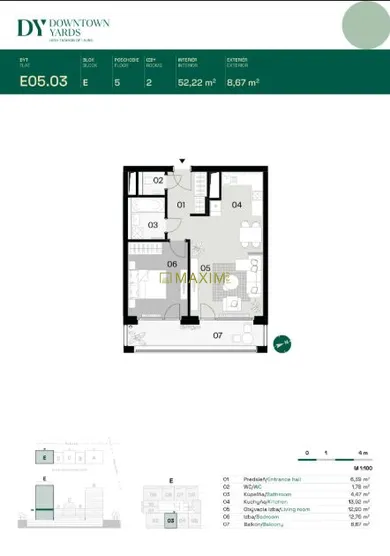 Na predaj 2-izbový byt, 52 m², Bratislava-Ružinov, Košická