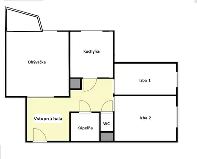 Na predaj 3-izbový byt, 63 m², Bratislava-Karlova Ves, Jamnického
