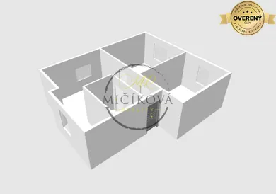 Na predaj 2-izbový byt, 54 m², Telince