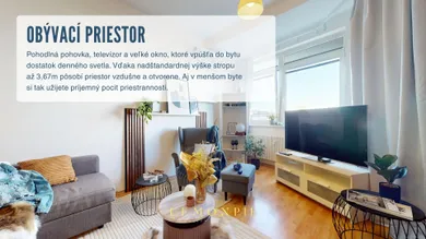 Na predaj 1-izbový byt, 36 m², Bratislava-Petržalka, Černyševského