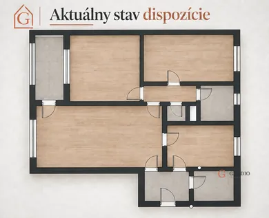 Na predaj 3-izbový byt, 65 m², Bratislava-Podunajské Biskupice