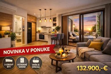 Квартиры на продажу, 3-комнатные, Trebišov · €129 900