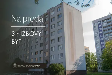 Na predaj 3-izbový byt, 67 m², Trnava, Generála Goliána