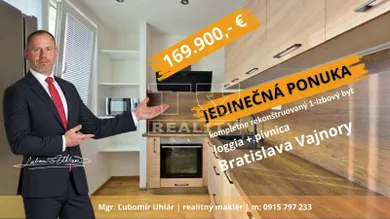 Mieszkania na sprzedaż, 1-pokojowe, Bratislava-Vrakuňa · €169 900