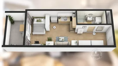 Na prenájom 1-izbový byt, 30 m², Bratislava-Rača, Rustaveliho