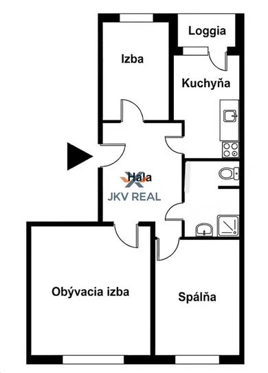 Квартири на продаж, 3-кімнатні, Bratislava-Karlova Ves · €224 900