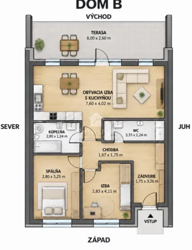 Na predaj 3-izbový dom, 86 m², Báč