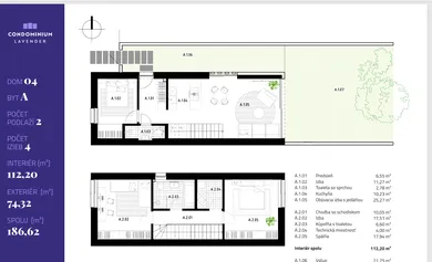 Na predaj 4-izbový byt, 187 m², Bratislava-Vrakuňa, Levanduľová