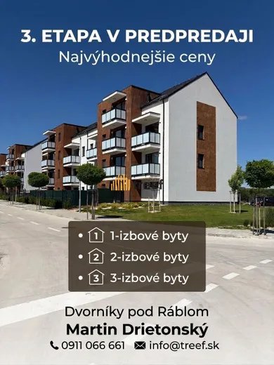 Mieszkania na sprzedaż, 2-pokojowe, Trnava · €119 000