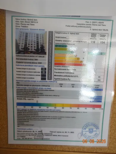 Na predaj 3-izbový byt, 80 m², Čierna nad Tisou, Zimná