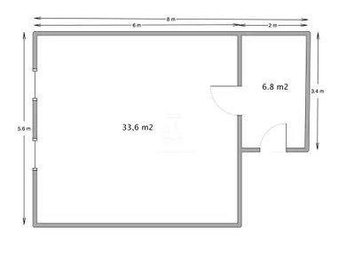 Na prenájom komerčné, 41 m², Košice-Staré Mesto