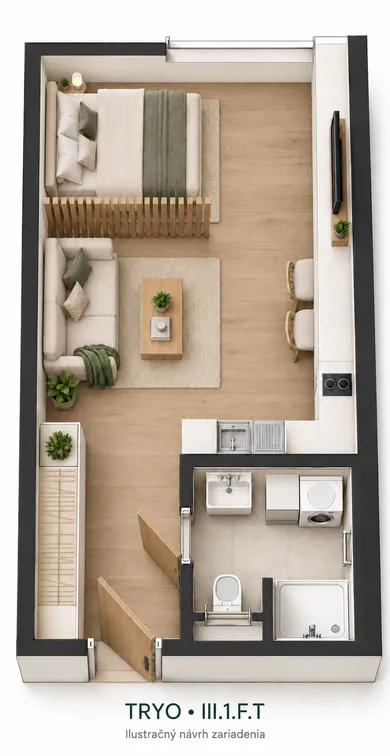 Byty na predaj 1-izbový, Bratislava-Dúbravka · €154 516