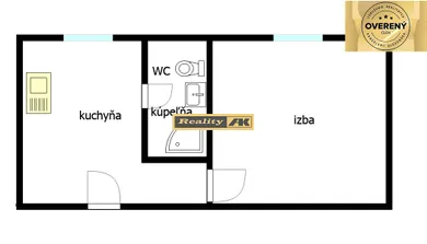 Na predaj 1-izbový byt, 37 m², Martin, Tomčányiovská