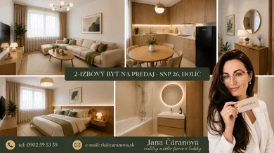 Mieszkania na sprzedaż, 2-pokojowe, Holíč · €78 000