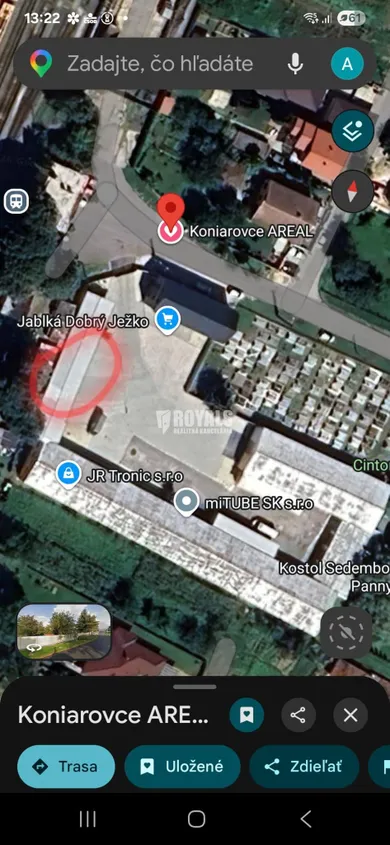 Na prenájom komerčné, 140 m², Koniarovce
