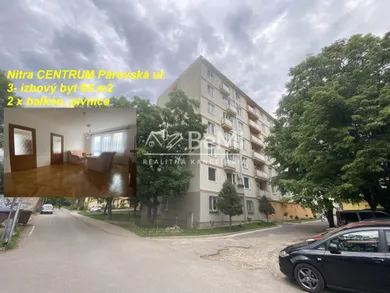 Mieszkania na sprzedaż, 3-pokojowe, Nitra · €170 000